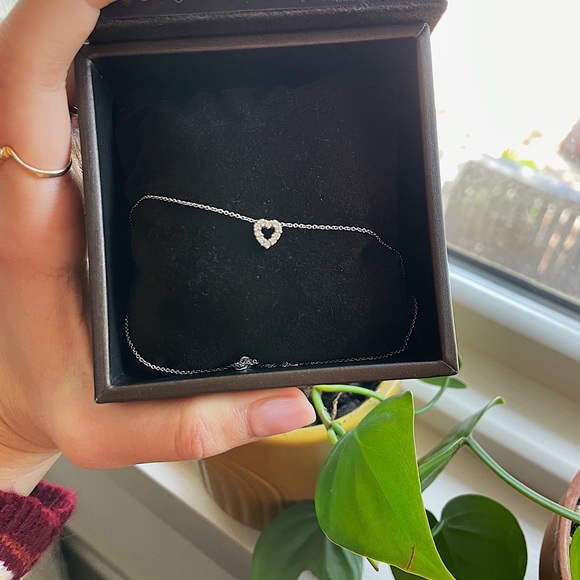 ✨New Roberto Coin Heart Pendant With Diamonds - Picture 3 of 5